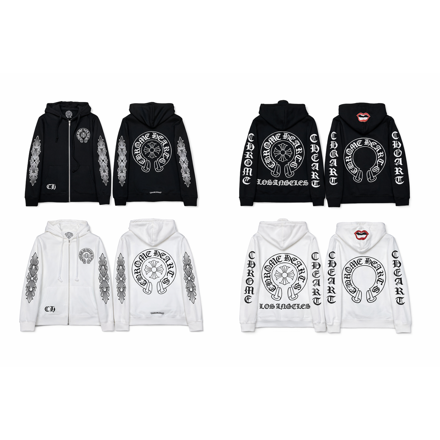 Zip up chrome hearts