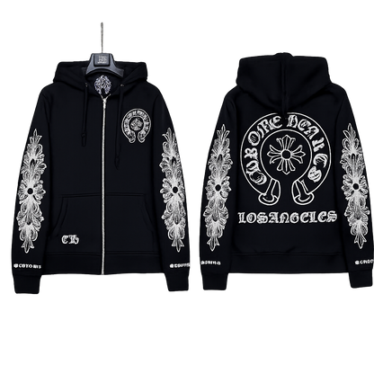 Zip up chrome hearts