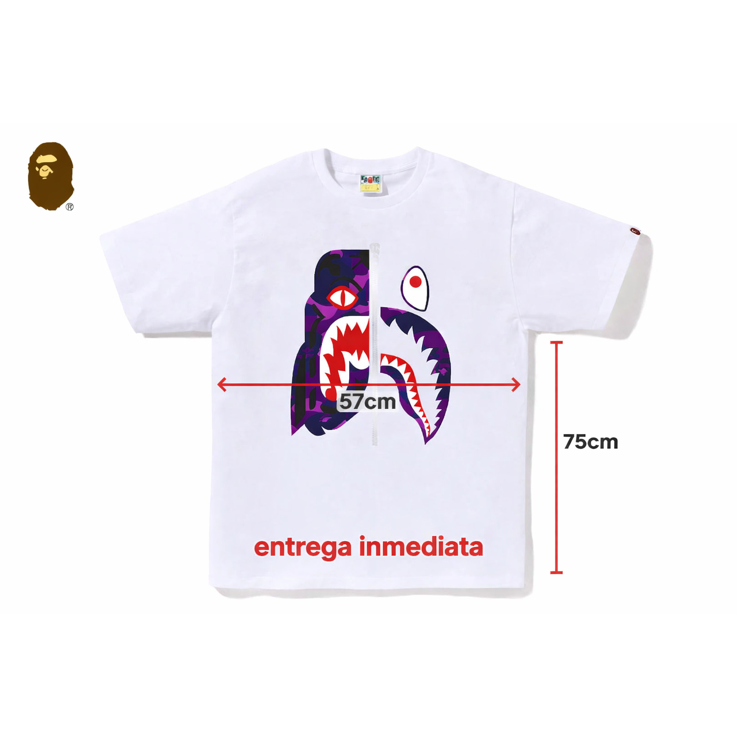 Remera bape ENTREGA INMEDIATA