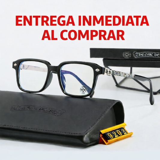 Lentes chrome hearts filtro luz azul (made in japan)